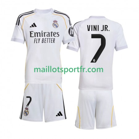 Maillot de Foot Real Madrid Vinicius Junior 7 Enfant Domicile 2025/26 Maillot de Foot Real Madrid Vinicius Junior 7 Enfant Domicile 2025/26